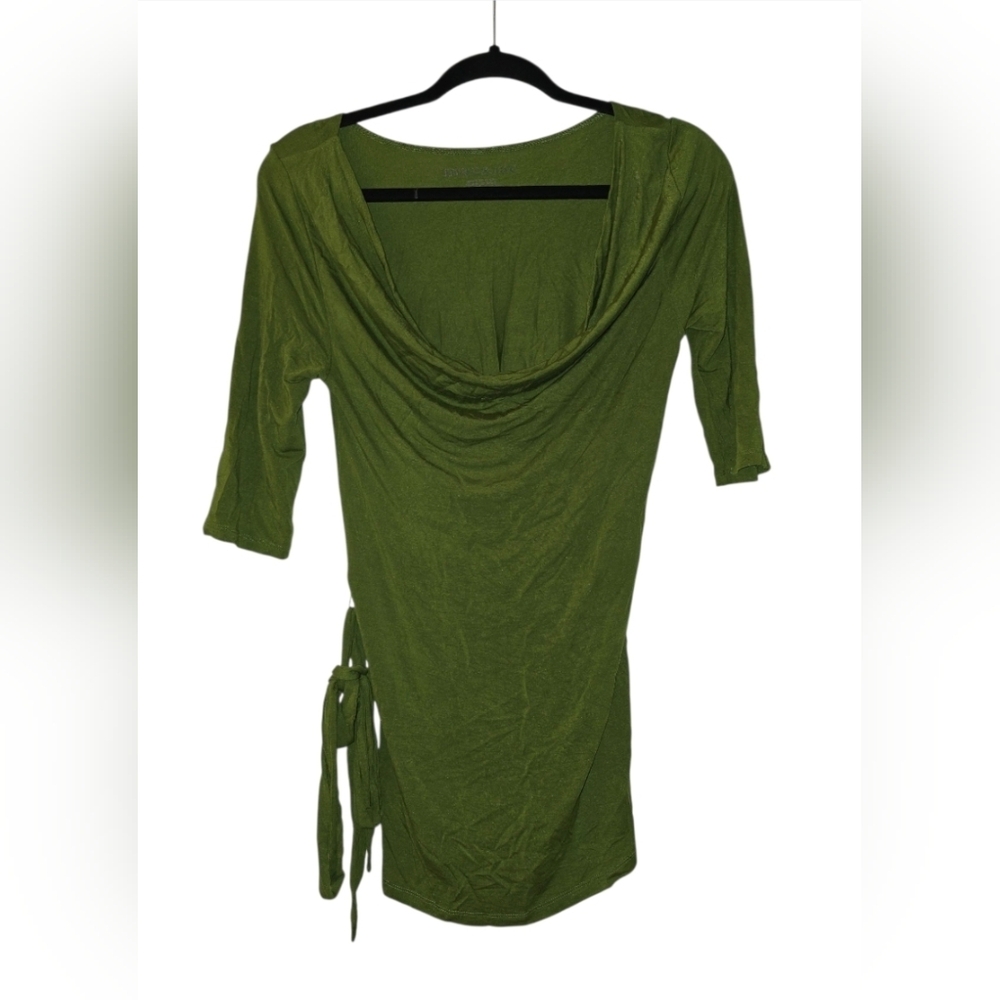 Mac & Jac Olive Green Tunic Top